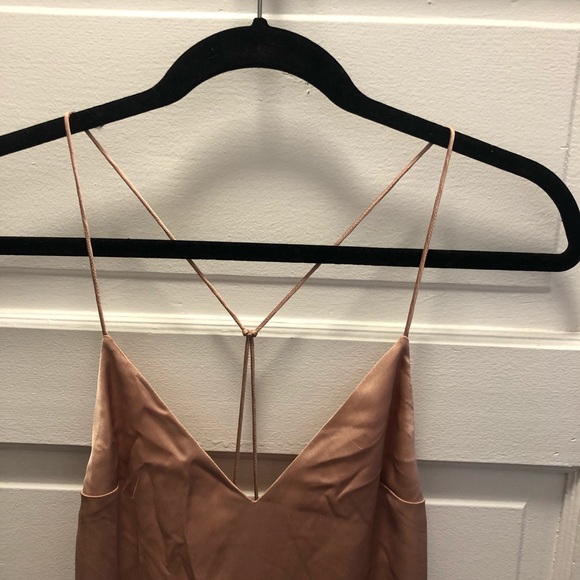 Gorgeous blush pink midi dress - size small - Picture 5 of 10